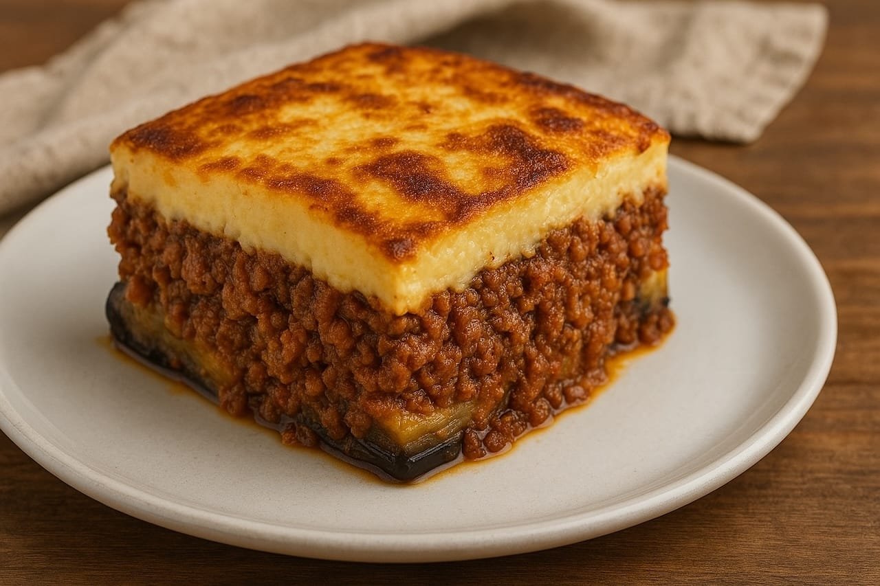 moussakas traditional greek food